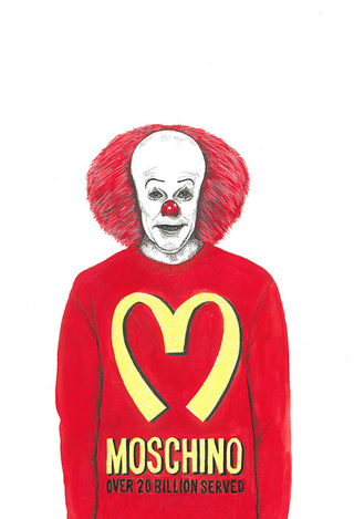 Illustration for article titled This Halloween, Pennywise Wears Moschino